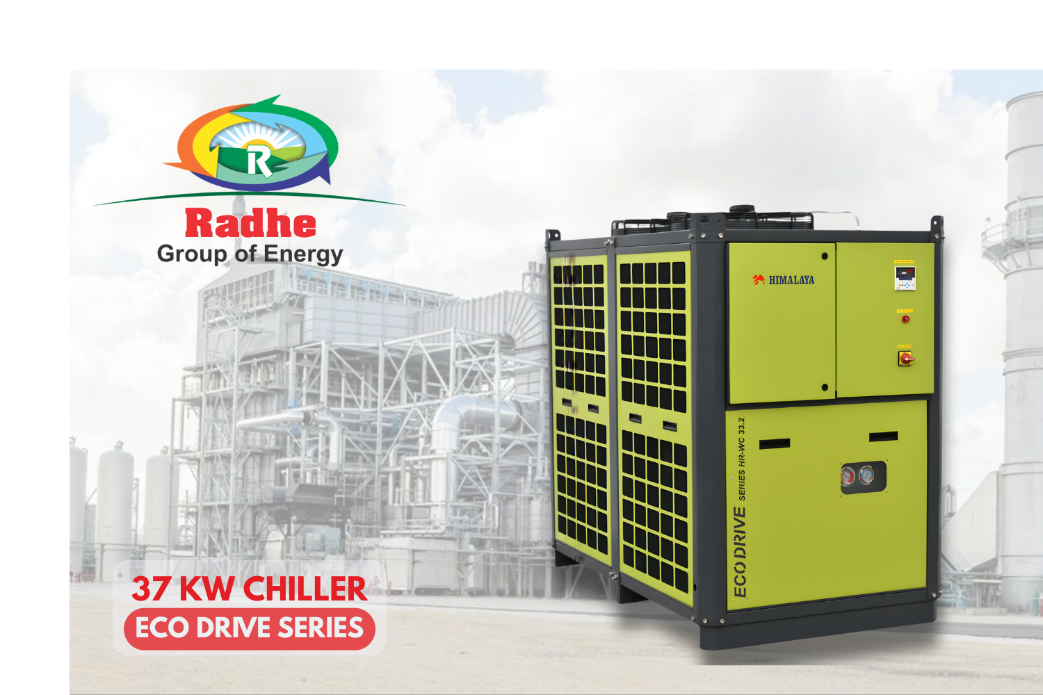 Hi-Green Carbon Ltd | Fuel Gas Condensation  | Eco Drive Series 37 kw Water Chiller